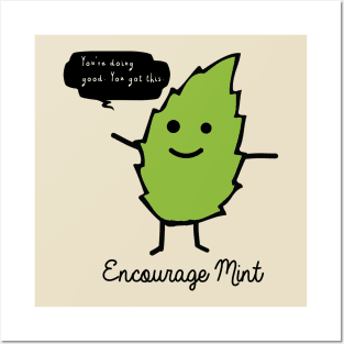 Encourage Mint Posters and Art